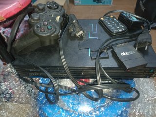 Lote PS2 Slim + 50 Demos + Revistas