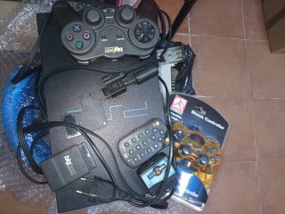 Lote PS2 Slim + 50 Demos + Revistas