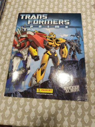 Álbum Cromos Panini Transformers Prime