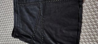 Minigonna Zara in velluto nero