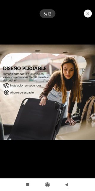 Tumbona plegable hamaca playa