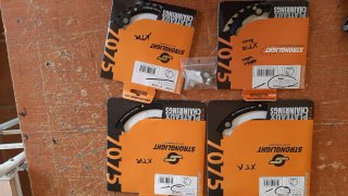 Bielas Shimano XTR 44T/32T/22T Pedales shimano