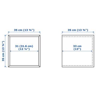 Mueble Cubo Almacenaje Efecto Nogal