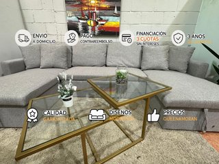 SOFA CAMA DOBLE CHAISE LONGUE Y ARCON