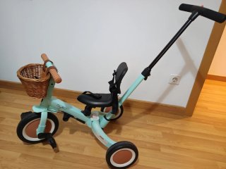 Bicicleta evolutiva con cesta