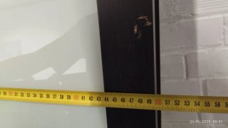 4 Puertas Armario Madera y Cristal