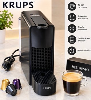 Cafetera Nespresso Negra.