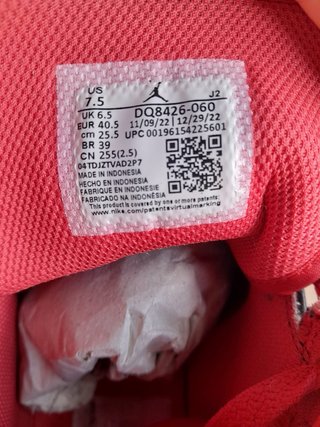 Jordan 1 Deportivas Negro Rojo