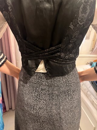 Traje Flamenca Negro y Blanco