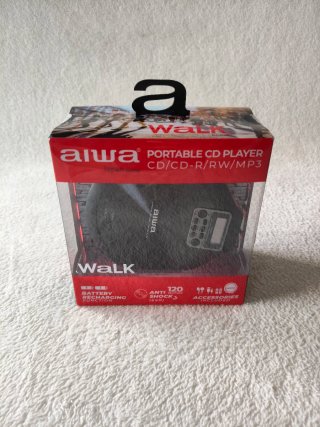 aiwa Reproductor CD Portátil MP3