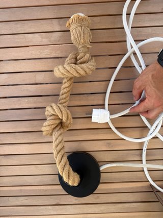 Lámpara de cuerda