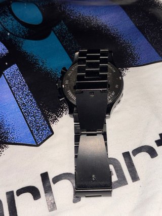 Reloj Fossil Nate Negro y Dorado