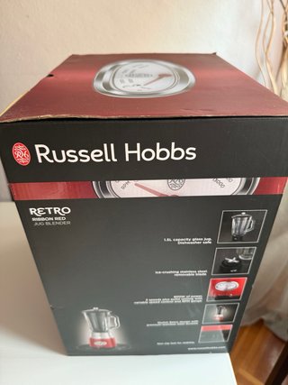 Batidora Russell Hobbs Retro Roja 800W