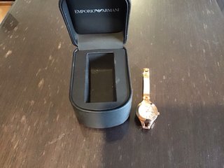 Reloj Mujer Emporio Armani Oro Rosa Mujer Nuevo