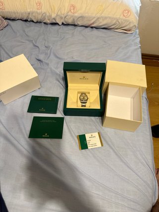 Rolex oyster perpetual cara gris