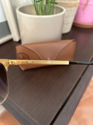 Gafas Ray-Ban Clubmaster Marrón y Dorado