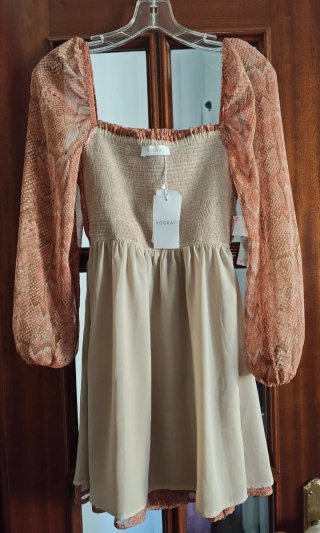 Vestido estampado serpiente