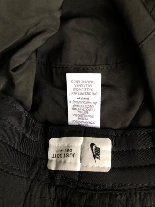 Gorro pescador Nike x Stussy Negro