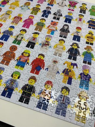 Puzzle LEGO Minifigure 1000 Piezas