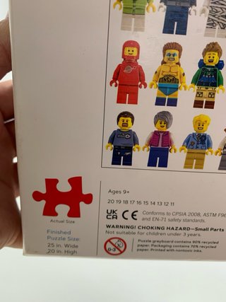 Puzzle LEGO Minifigure 1000 Piezas