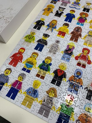 Puzzle LEGO Minifigure 1000 Piezas