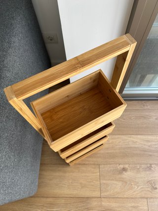Estantería Organizadora Vertical Bambú