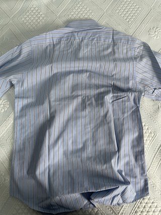 Camisa Springfield Talla S Rayas Azul Blanco