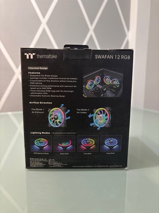 Ventilador Thermaltake SWAFAN 12 RGB
