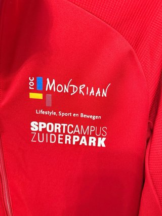 Chaqueta Adidas Roja ROC Mondriaan Talla M