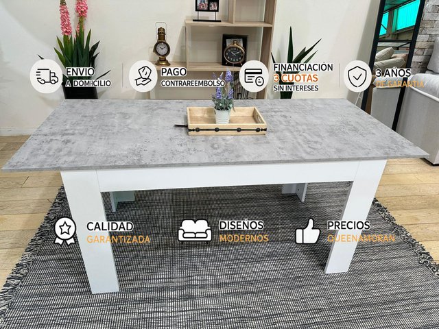 Mesa de comedor extensible NUEVA
