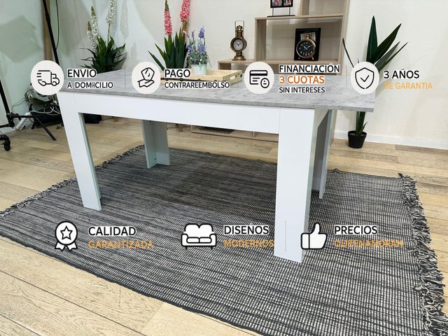 Mesa de comedor extensible NUEVA