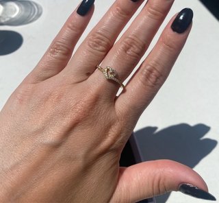 Anillo Corazón Brillante T.52 T.54 T.56