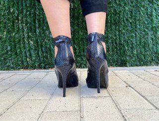 Sandalias Zara Tiras Piel Serpiente