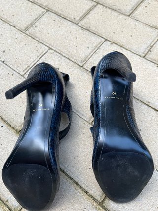 Sandalias Zara Tiras Piel Serpiente