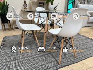 Conjunto comedor circular NUEVO