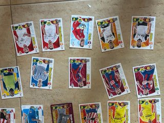 Cromos de fútbol antiguos
