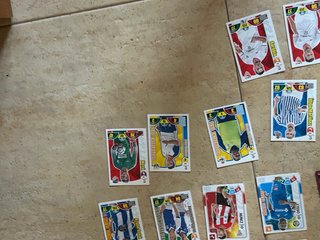 Cromos de fútbol antiguos