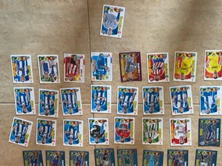 Cromos de fútbol antiguos