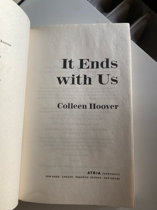 It Ends with Us A Novel