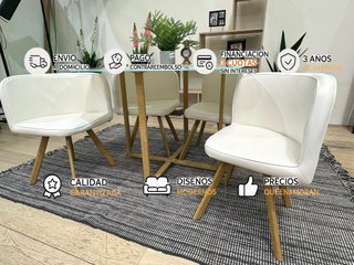 Nuevo Comedor nórdico mesa + 4 sillas