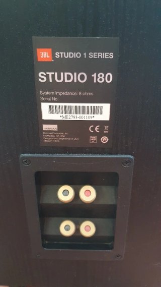 Pareja Altavoces JBL Studio 180 Negro
