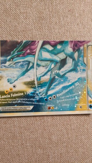 Carte Pokemon Raikou & Suicune LEGGENDA