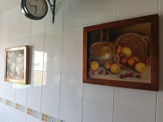 Coppia di quadri bodegones a olio (50x42 cm)