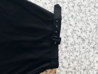 Falda Zara Negra Talla S