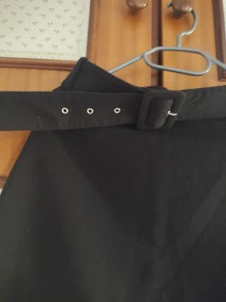 Falda Zara Negra Talla S