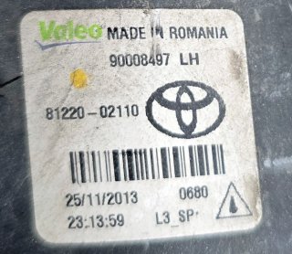 Antinieblas Toyota Auris 2013