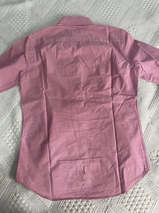 Camisa rosa de vestir talla s elastica