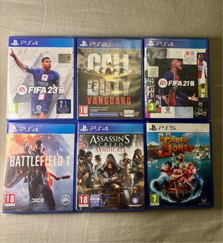 Lote 6 Juegos PS4: PRECIOS en Descripción.