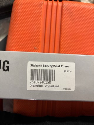 Funda Asiento KTM Factory