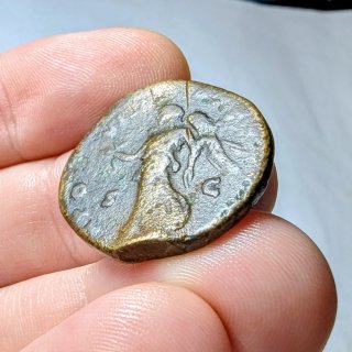 Dupondio Lucio Vero 166-167 d.C.